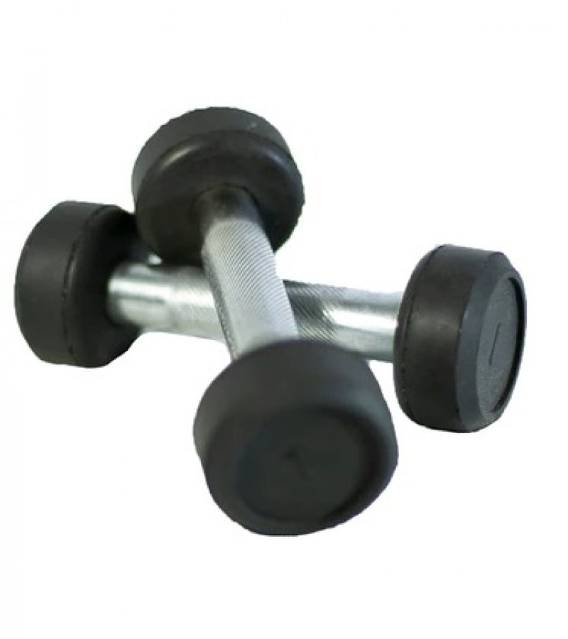 3KG Rubber Dumbbells Pair
