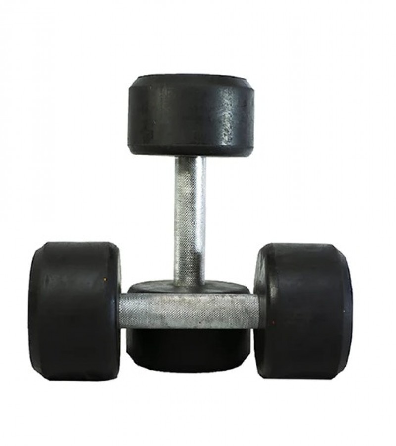 3KG Rubber Dumbbells Pair