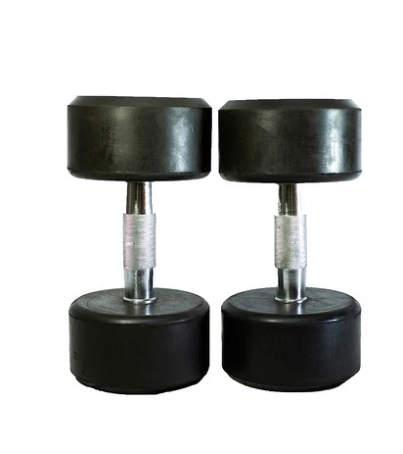 4KG Rubber Dumbbells Pair