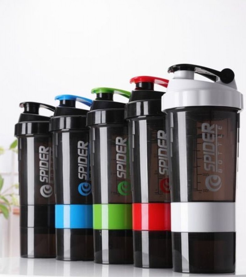 Shaker Bottle 3 in 1 Sports Protein